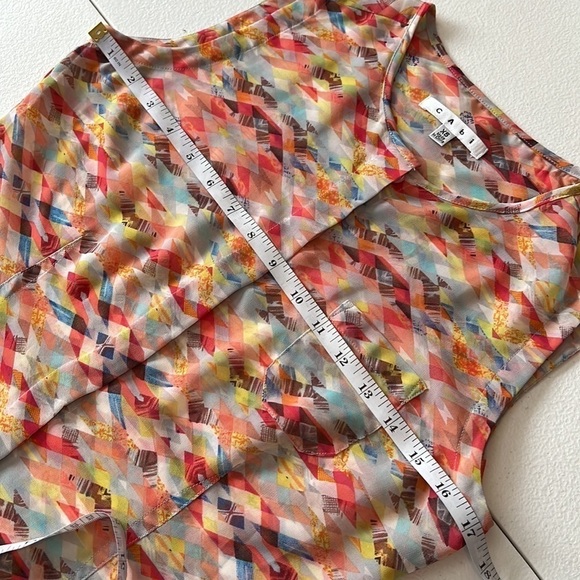 CAbi Style #760 Avery Aztec Print Multicolor Tunic Sx XS - Picture 4 of 11